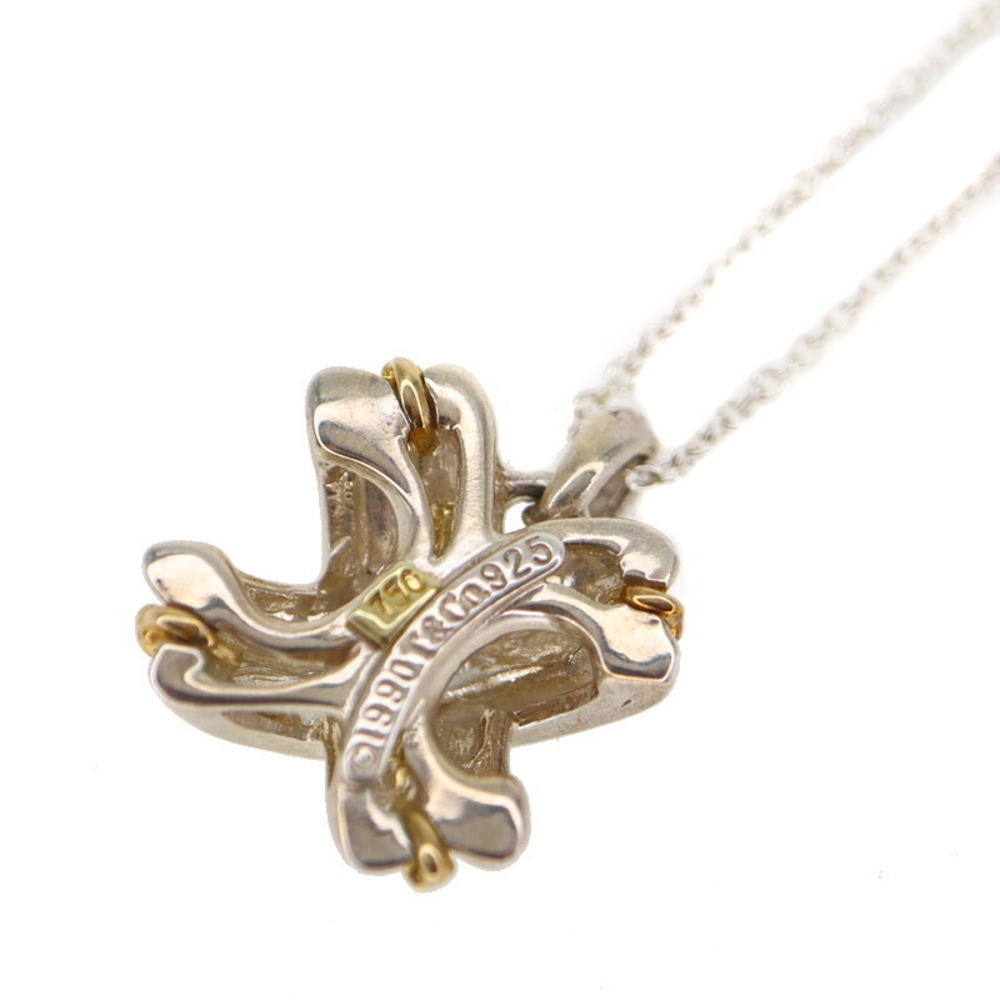 TIFFANY Co Signature Necklace silver gold Crossbody Kantei kyoku Komaki